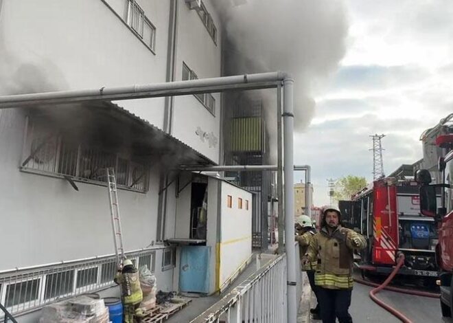 Avcılar’da iş hanında yangın! 2 kişi hastaneye kaldırıldı